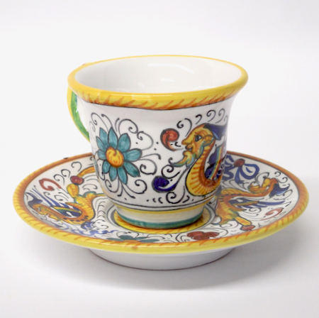 Sicilian Sole Demitasse Espresso Cup and Saucer