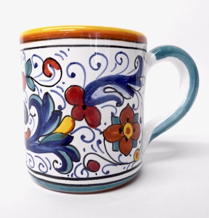 Italian ceramic coffee cups