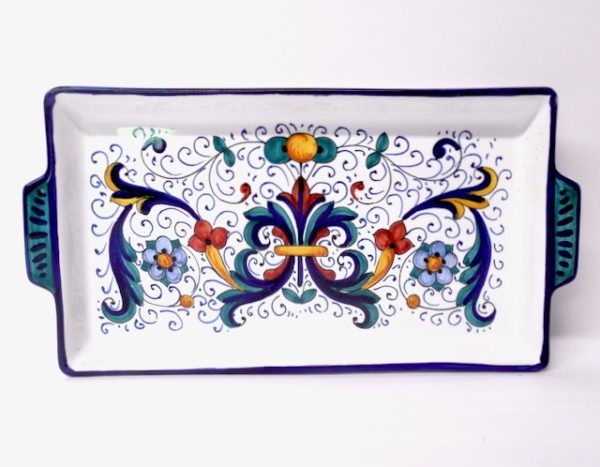 Deruta Ricco Blue 12X6" Serving Tray