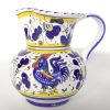Deruta Galletto Blue Pitcher