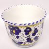 Deruta Galletto Blue 6" Medium Cachepot Planter - Image 2