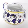 Deruta Galletto Blue Cream Pitcher - Image 2