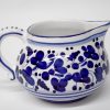 Deruta Arabesco Blue Cream Pitcher - Image 2