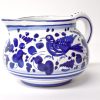 Deruta Arabesco Blue Cream Pitcher