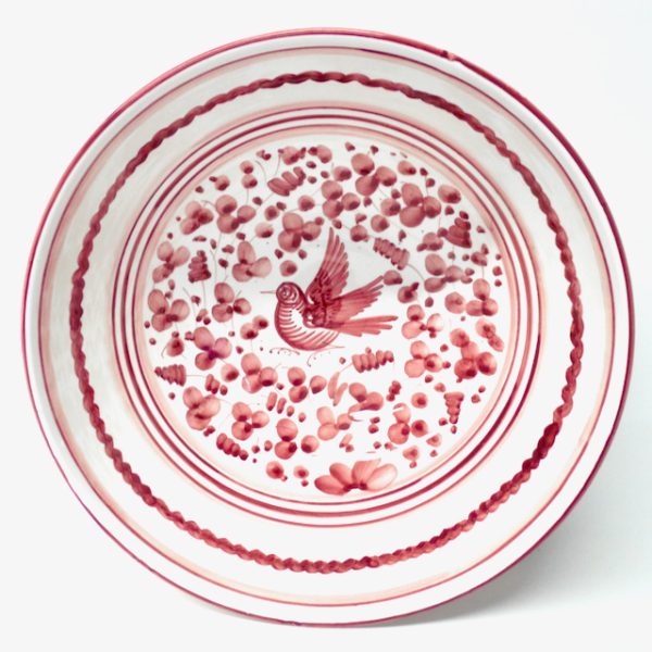 Deruta Arabesco Red 12" Serving Bowl