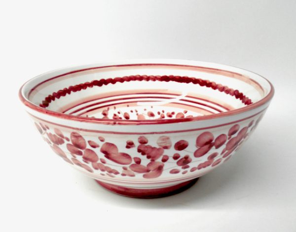Deruta Arabesco Red 12" Serving Bowl - Image 2