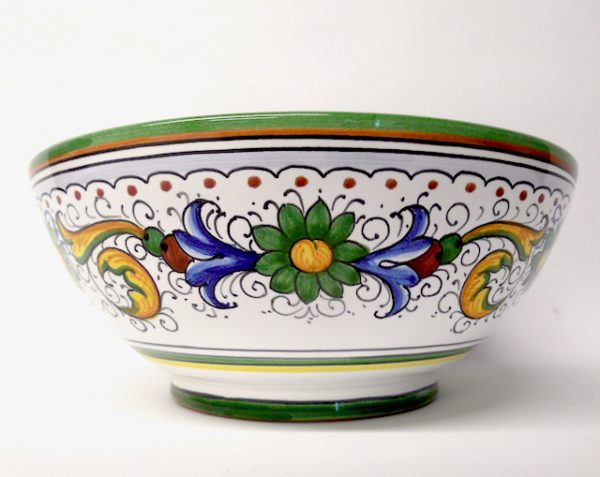 Deruta Ricco Verde 10" Serving Bowl