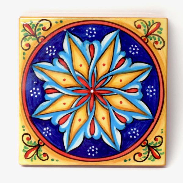 Deruta Antico Geometrico 4X4" Tile