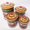 Deruta Antico Geometrico Canister Set of 4 - Image 2