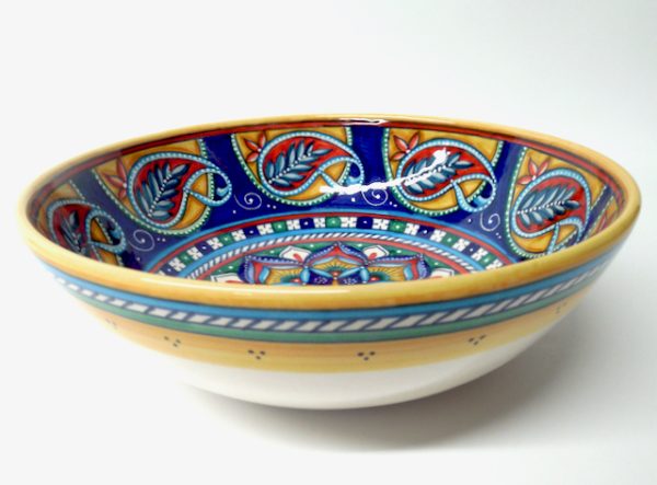 Deruta Antico Geometrico 10" Serving Bowl - Image 2