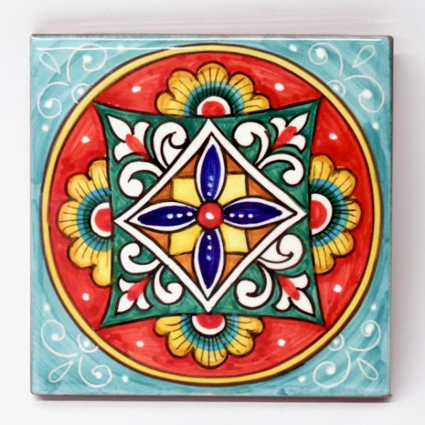 Deruta Antico Geometrico 4X4" Tile
