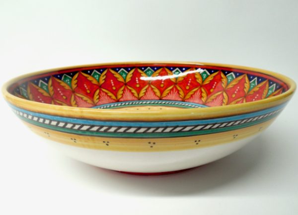 Deruta Antico Geometrico 12" Serving Bowl - Image 2
