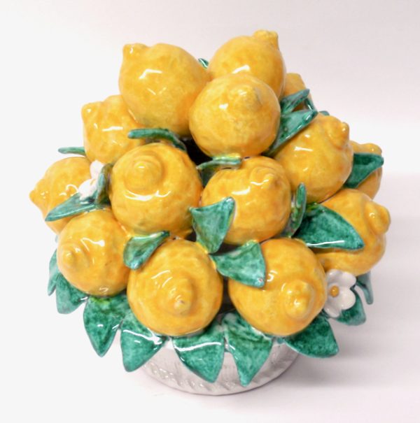 Tuscan ND Dolfi 9” Basket of Lemons - Image 2