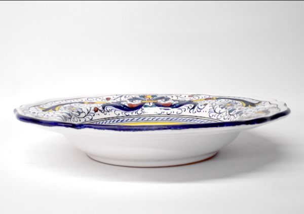 Deruta Ricco Blue 10" Scalloped Scodella - Image 2
