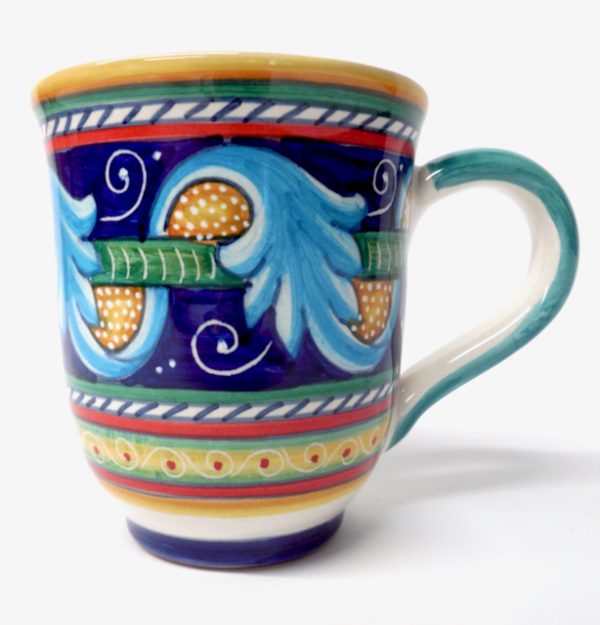 Deruta Antico Geometrico Bell-Shaped Large Mug