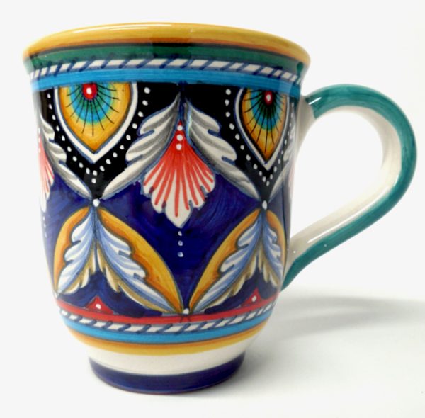 Deruta Antico Geometrico Bell-Shaped Large Mug