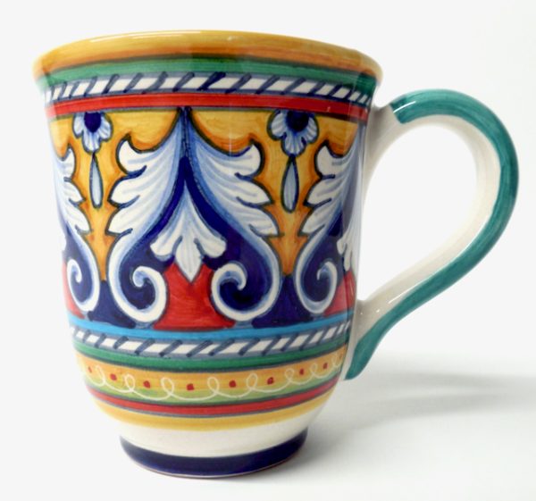 Deruta Antico Geometrico Bell-Shaped Large Mug