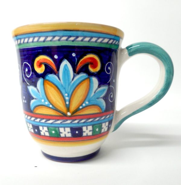 Deruta Antico Geometrico Bell-Shaped Large Mug