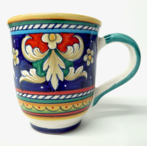 Deruta Antico Geometrico Bell-Shaped Large Mug