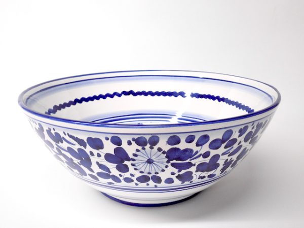 Deruta Arabesco Blue 14" Serving Bowl - Image 2