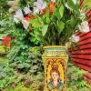 Sicilian Santo Stefano 12” Vase with Portrait of a Lady - Image 3