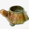 Sicilian Santo Stefano 6" Turtle Cachepot Planter - Image 2