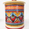 Deruta Antico Geometrico 5" Canister with Penna di Pavone