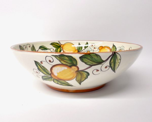 Deruta Fior di Limone 12" Serving Bowl - Image 2