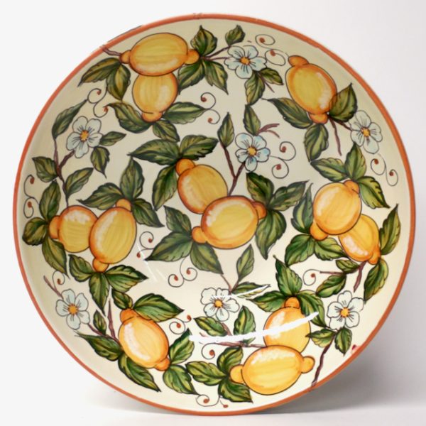 Deruta Fior di Limone 12" Serving Bowl