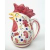 Deruta Galletto Red 8.5" Medium Rooster Pitcher - Image 2