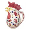 Deruta Galletto Red 8.5" Medium Rooster Pitcher