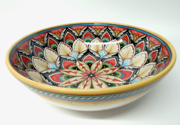 Deruta Antico Geometrico 10" Serving Bowl - Image 2