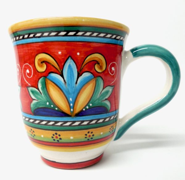 Deruta Antico Geometrico Bell-Shaped Large Mug