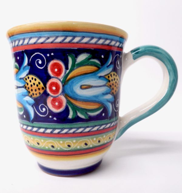 Deruta Antico Geometrico Bell-Shaped Large Mug