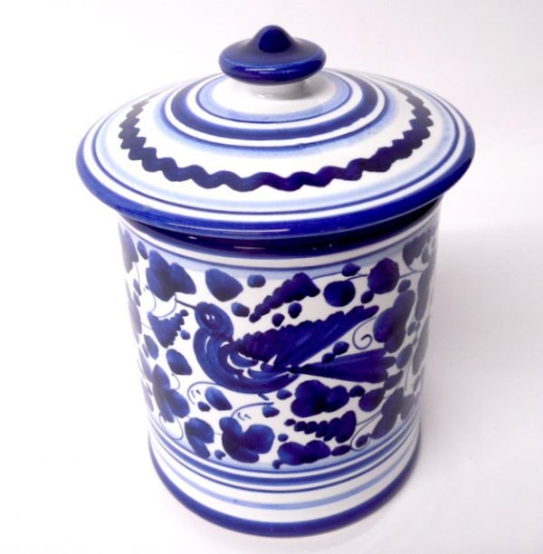 Deruta Arabesco Blue 5" Canister