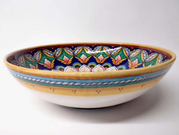 Deruta Antico Geometrico 12" Serving Bowl - Image 2