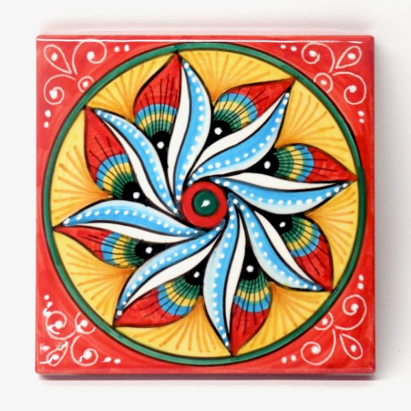 Deruta Antico Geometrico 4X4" Tile